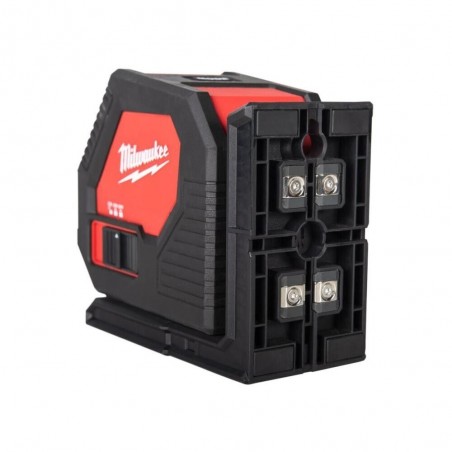 Milwaukee CLL-C Livella Laser verde 2 linee a batteria con valigetta e clip aggancio