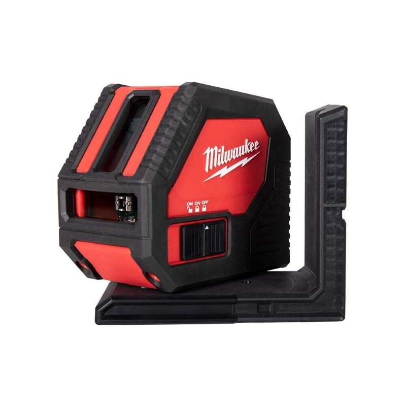 Milwaukee CLL-C Livella Laser verde 2 linee a batteria con valigetta e clip aggancio