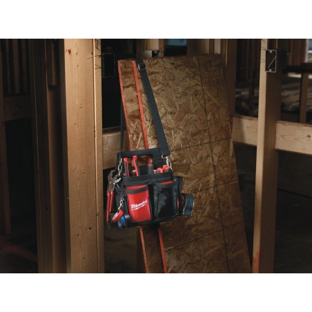 BORSA PORTAUTENSILI APERTA PORTA ATTREZZI TRACOLLA ELETTRICISTA MILWAUKEE