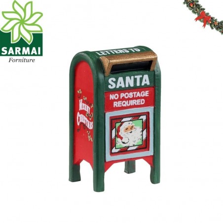 CHRISTMAS MAILBOX buca delle lettere Lemax Cod 14842 modellismo miniatura