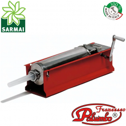 PALUMBO PAVI Insaccatrice manuale da 5 kg a 2 velocità con recipiente in acciaio Inox