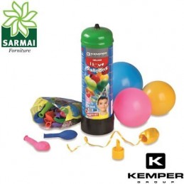 KEMPER Feste Compleanni Party Kit Bombola Gas Elio Compreso Di 35 Palloncini