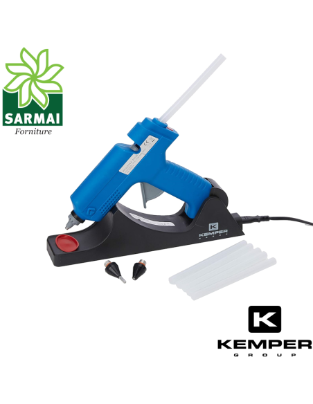 KEMPER PISTOLA ELETTRICA 25W A BATTERIA PER COLLA A CALDO BRICOLAGE WIRELESS