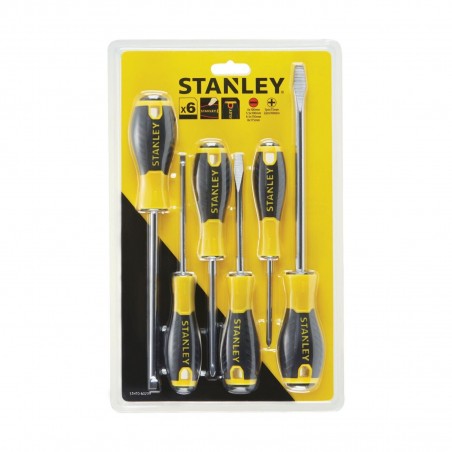 Stanley STHT0-60209 Giraviti Cacciaviti Essential manico TPR lama cromo vanadio