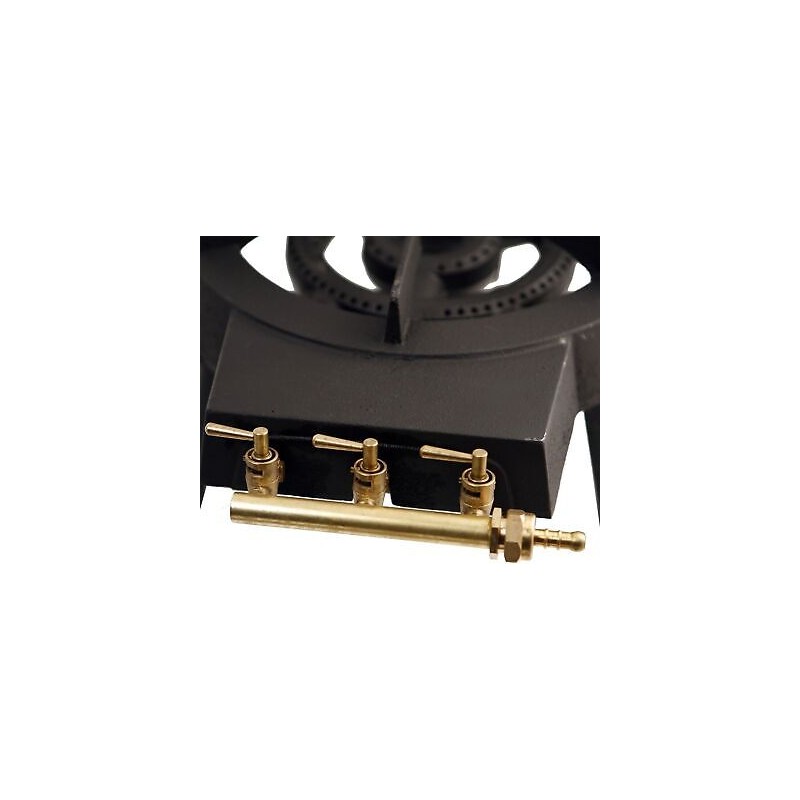 Fornellone a Gas Propano Butano In Ghisa 3 Rubinetti 8,6 kW Kemper 104988