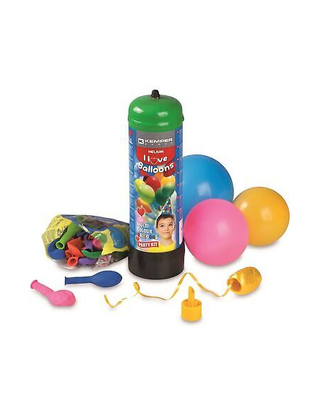 KEMPER Feste Compleanni Party Kit Bombola Gas Elio Compreso Di 35 Palloncini