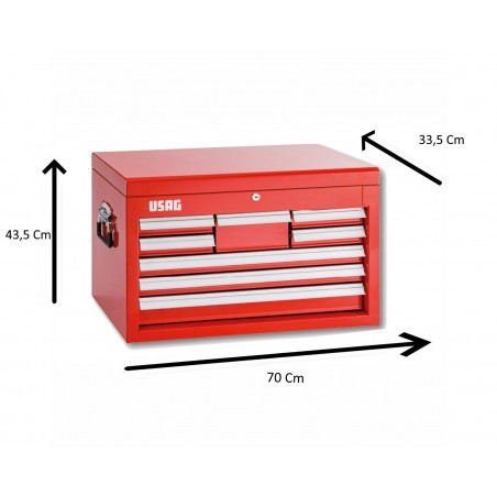 Usag 531 D Baule cassettiera cassa vuota portatile attrezzatura utensili