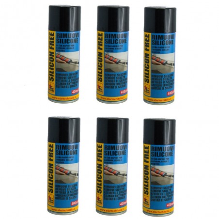 Silicon free bomboletta spray da 400ML Sciogli silicone adesivi collanti