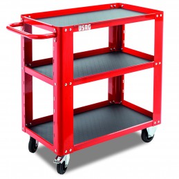 USAG 504 SR CARRELLO MULTIUSO 3 RIPIANI LAVORO AUTO MOTO UTENSILI OFFICINA