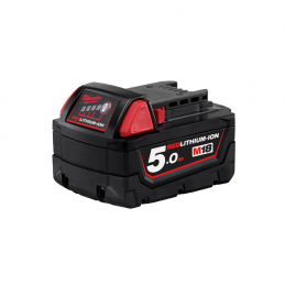 MILWAUKEE M18 B5 batteria 18V 5.0 Ah Li-Ion a ioni di litio 20% energia in più