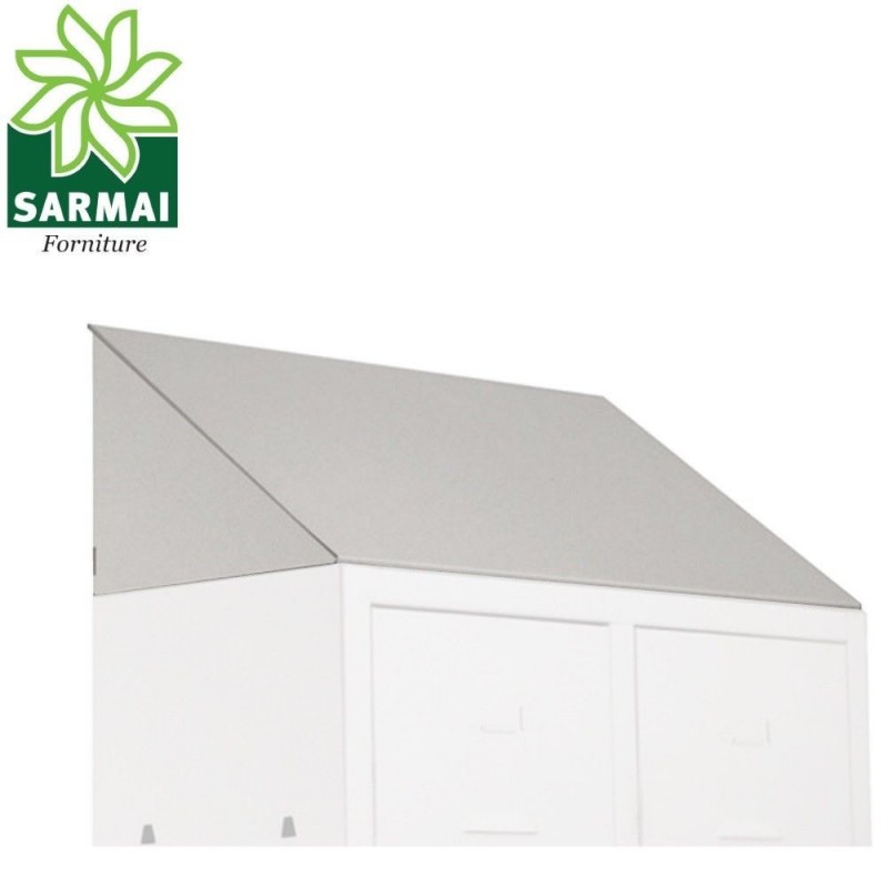 TETTO INCLINATO PARAPOLVERE NORMA ASL ARMADIO SPOGLIATOIO SPORCO PULITO SLIM 36X50 CM