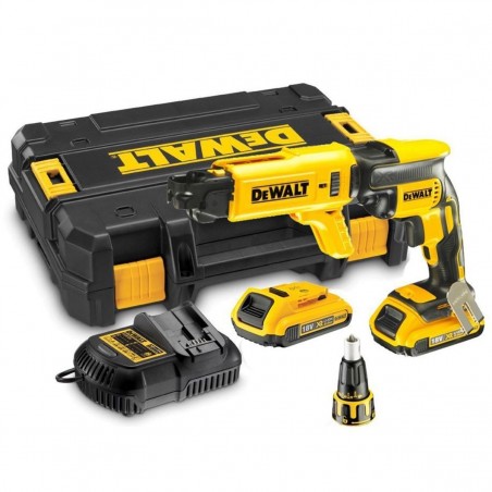 DeWALT DCF620D2K avvitatore cartongesso 18V XR Litio 2 Ah con caricatore viti