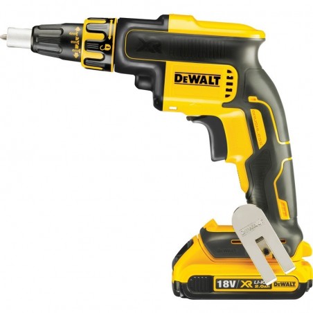 DeWALT DCF620D2K avvitatore cartongesso 18V XR Litio 2 Ah con caricatore viti