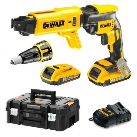 DeWALT DCF620D2K avvitatore cartongesso 18V XR Litio 2 Ah con caricatore viti
