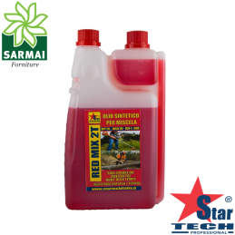 RED MIX 2T Olio miscela sintetico motore 2 tempi per Stihl Alpina Husqvarna 1 LT