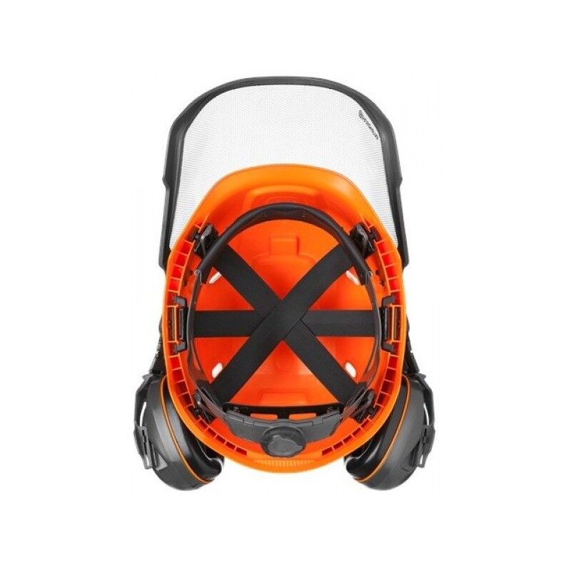 Casco elmetto forestale protettivo Husqvarna Technical con visiera e cuffie