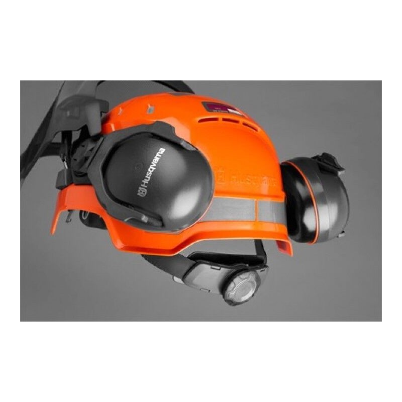 Casco elmetto forestale protettivo Husqvarna Technical con visiera e cuffie