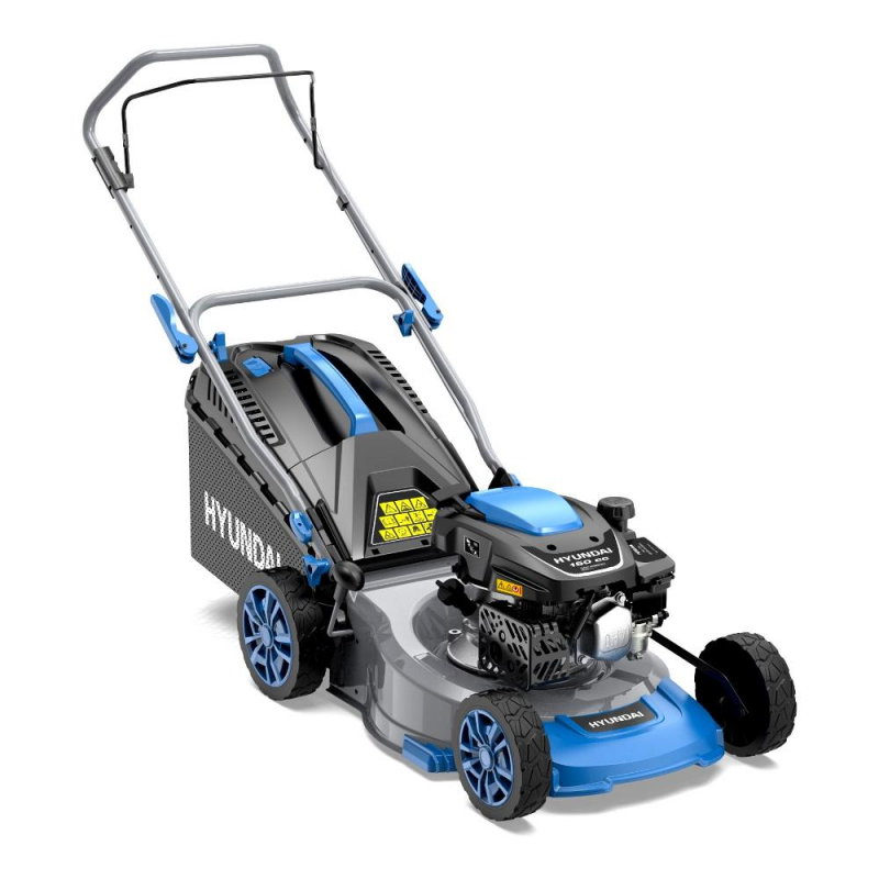 Hyundai 65800 Tagliaerba a Scoppio Tosaerba Rasaerba Lama 43 cm Potenza 5 Hp