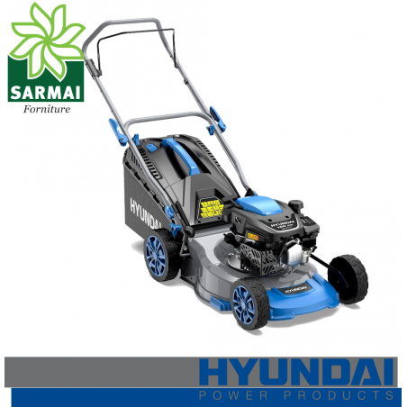 Hyundai 65800 Tagliaerba a Scoppio Tosaerba Rasaerba Lama 43 cm Potenza 5 Hp