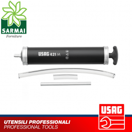 USAG 421 M SIRINGA POMPA PER OLIO IN ACCIAIO PER ANTIGELO OLIO SERVOSTERZO 500CC
