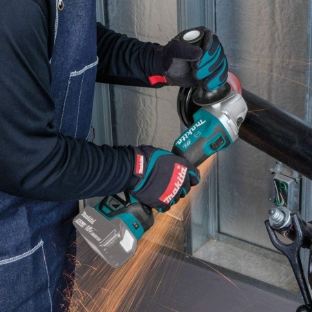 MAKITA DGA513RTJ SMERIGLIATRICE ANGOLARE 18V 125MM 2 BATTERIE 5 Ah IN VALIGETTA