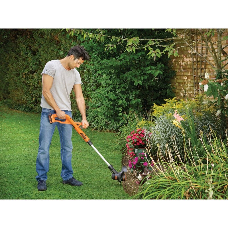 Decespugliatore a batteria da 18V / 2Ah Tagliabordi Black + Decker ST182320-QW