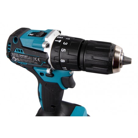 MAKITA DHP487ZJ Trapano avvitatore con percussione 18V 40Nm solo corpo