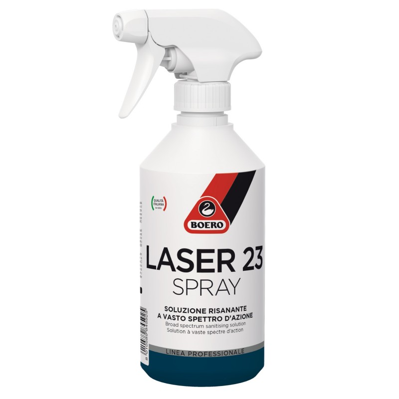 BOERO LASER 23 SPRAY SOLUZIONE RISANANTE ANTIMUFFA VASTO SPETTRO D'AZIONE 500ml