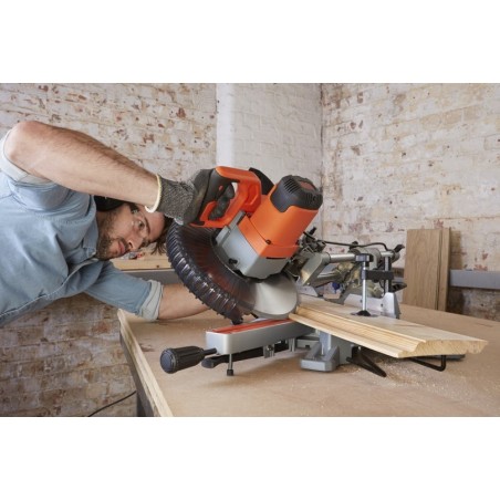Black & Decker BES710-QS Troncatrice 2100W 254 mm per tagli a 45 e 90 gradi