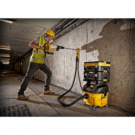 DEWALT DWV901LT-QS aspiratore aspirapolvere solidi liquidi 1400w doppio filtro