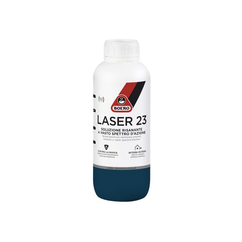 BOERO LASER 23 SOLUZIONE RISANANTE ANTIMUFFA A VASTO SPETTRO D'AZIONE