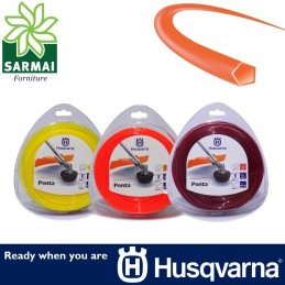 Husqvarna Penta pentagonale bobina filo per decespugliatore 5 taglienti vari Ø