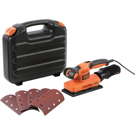 BLACK & DECKER KA320EKA-QS LEVIGATRICE ORBITALE ELETTICA 240W DA 1/3