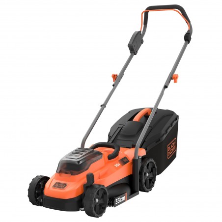 BLACK+DECKER BCMW3336L2-QW Rasaerba a batteria 36V 2,5 Ah a spinta taglio 33 cm