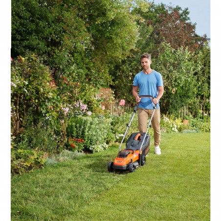 BLACK+DECKER BCMW3336L2-QW Rasaerba a batteria 36V 2,5 Ah a spinta taglio 33 cm