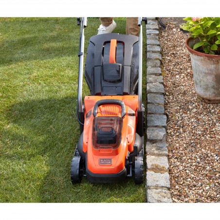 BLACK+DECKER BCMW3336L2-QW Rasaerba a batteria 36V 2,5 Ah a spinta taglio 33 cm