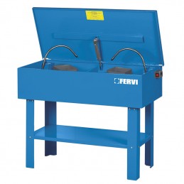 FERVI 0486 Vasca per lavaggio a doppio uso doppia vasca 150 lt con pompa