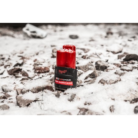 Milwaukee M12 HB2.5 Batteria agli ioni di litio ad alto rendimento 2.5Ah 12V