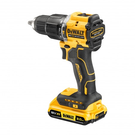 DEWALT DCD100YD2T-QW TRAPANO AVVITATORE A BATTERIA 18V CON 2 BATTERIE