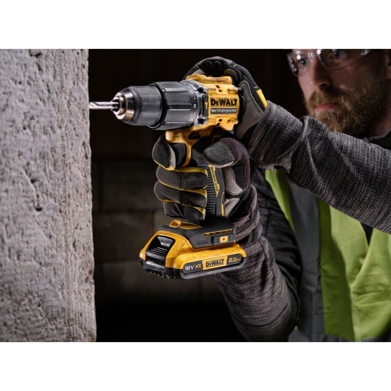 DEWALT DCD100YD2T-QW TRAPANO AVVITATORE A BATTERIA 18V CON 2 BATTERIE