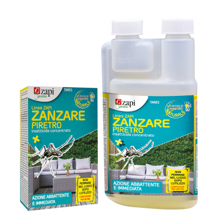 ZAPI ZANZARE CONCENTRATO PIRETRO TRATTAMENTO ZANZARE IN AMBIENTI SENSIBILI 250ml