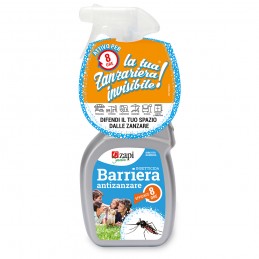ZAPI BARRIERA ANTIZANZARE A SPRUZZO SPRAY NO GAS 400ml DURATA EFFETTO 8 ORE
