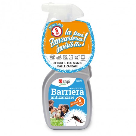 ZAPI BARRIERA ANTIZANZARE A SPRUZZO SPRAY NO GAS 400ml DURATA EFFETTO 8 ORE