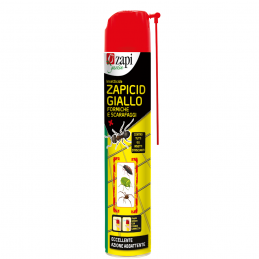 ZAPI GIALLO SPRAY 500ml INSETTICIDA FORMICHE E PER TUTTI GLI INSETTI STRISCIANTI