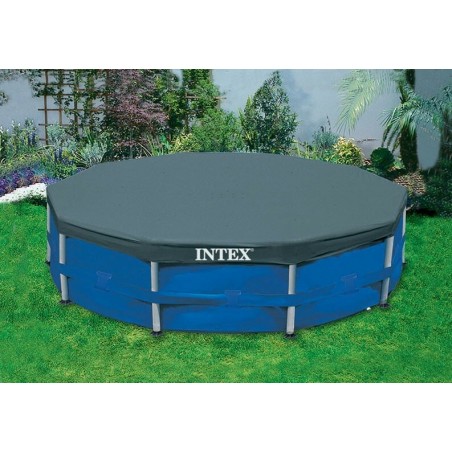 INTEX 28030 COPRIPISCINA COPRI PISCINA TELO TONDO COPERTURA PER FRAME ø 305 Cm
