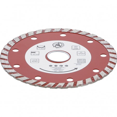 BGS 3941 Disco da taglio diamantato turbo da 115 mm per materiali edili