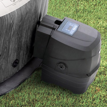INTEX 28440EX Spa Idromassaggio Greywood Deluxe 4 posti effetto legno Ø 196 cm