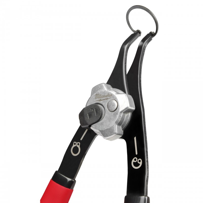 Milwaukee 4932492487 Pinza reversibile per anelli elastici modello piccola diritta