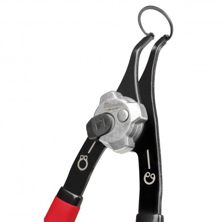 Milwaukee 4932492487 Pinza reversibile per anelli elastici modello piccola diritta