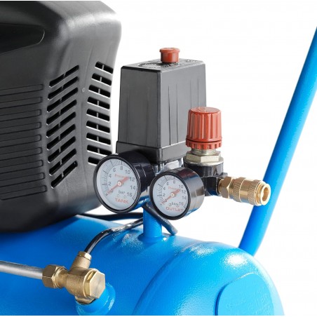 Abac Pole Position L20 Compressore Professionale con 2 ruote 24 Litri 2 hp